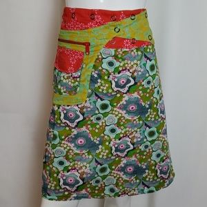 NWT Asha Reversible Wrap Around Skirt